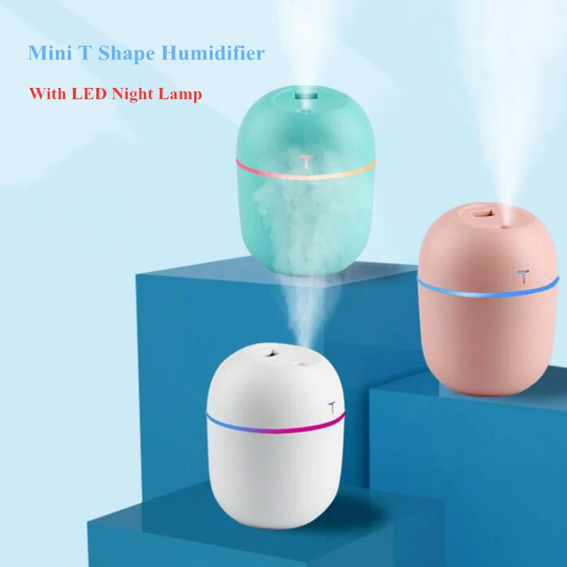 220ml T Shape USB Air Humidifier Cheap Ultrasonic Car Humidifiers with LED Lamps Mist Maker Mini Office Air Purifier
220ml T Shape USB Air Humidifier Cheap Ultrasonic Car Humidifiers with LED Lamps Mist Maker Mini Office Air Purifier