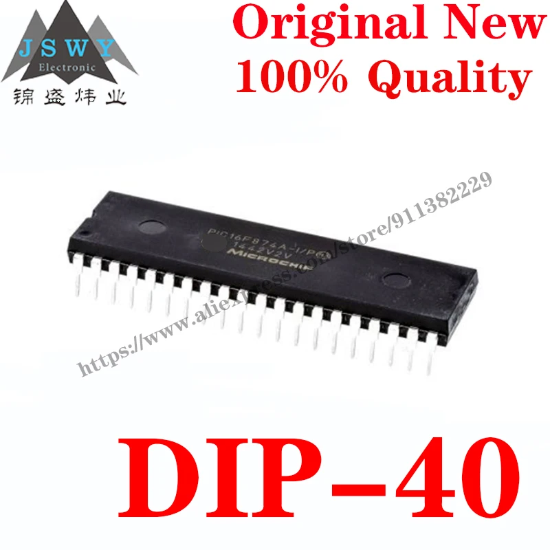 10~100 PCS PIC16F874A-I/P DIP40 Semiconductor 8-bit Microcontroller -MCU IC Chip for module arduino Free Shiping PIC 16F874A-I/P
10~100 PCS PIC16F874A-I/P DIP40 Semiconductor 8-bit Microcontroller -MCU IC Chip for module arduino Free Shiping PIC 16F874A-I/P