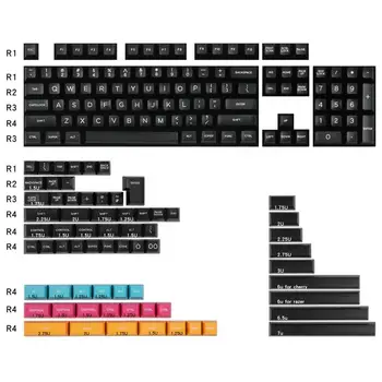 Domikey SA keycap Black two color injection 151 key ABS material is suitable for most mechanical keyboards
Domikey SA keycap Black two color injection 151 key ABS material is suitable for most mechanical keyboards