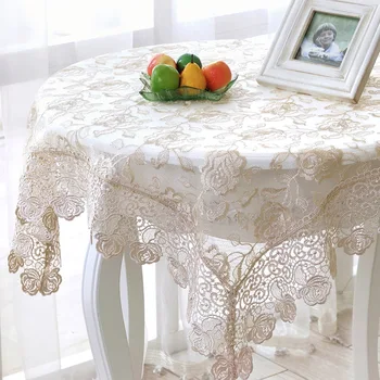 Rectangular Embroidery Korean TeapoyTable Cloth Translucent Lace round Tablecloth Pastoral Style round Teapoy Table Fabric Cover
Rectangular Embroidery Korean TeapoyTable Cloth Translucent Lace round Tablecloth Pastoral Style round Teapoy Table Fabric Cover