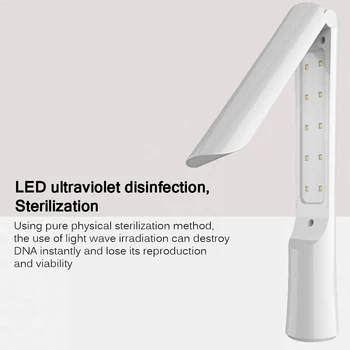 UVC Light Germicidal UV Lamp Portable Sterilize Wand Home Handheld Disinfection Battery Uvc Led Sterilizer Germicidal Lamp
UVC Light Germicidal UV Lamp Portable Sterilize Wand Home Handheld Disinfection Battery Uvc Led Sterilizer Germicidal Lamp