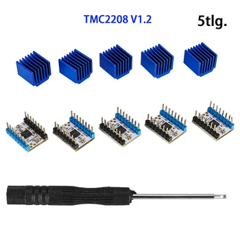 1 Set 5 TMC2208 V1.2 Stepper Damper Radiator Sensors For 3D Printer Control Board
1 Set 5 TMC2208 V1.2 Stepper Damper Radiator Sensors For 3D Printer Control Board