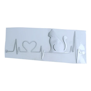 Cat With Cartoon Electrocardiogram Car Laptop Decal Vinyl Sticker For Window 
Cat With Cartoon Electrocardiogram Car Laptop Decal Vinyl Sticker For Window