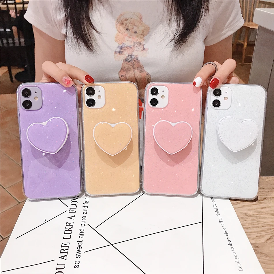 Милый Блестящий яркий чехол для iPhone 13 12 11 Pro XS MAX 8 7 6 6s Plus SE 20 X XR | Мобильные телефоны