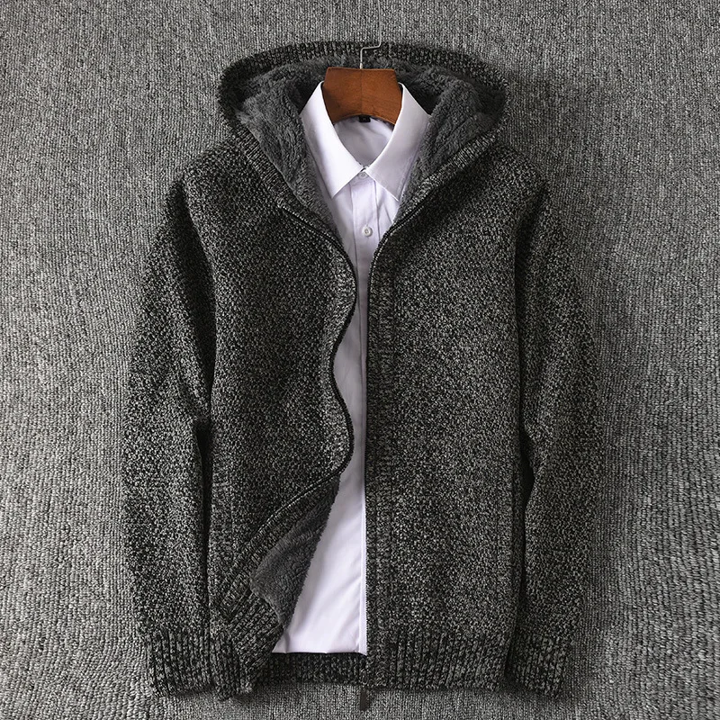 Thicken Plus Velvet Men Lian Cap Cardigan Sweater Fat Man Male Line Jacket Plus Fat plus Size Fat Zipper Shirt
Thicken Plus Velvet Men Lian Cap Cardigan Sweater Fat Man Male Line Jacket Plus Fat plus Size Fat Zipper Shirt