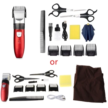 Professional Hair Clippers Men Trimmer Scissors Hairdressing Cape Comb Grooming Kit Barber USB Charging Cordless Haircut
Professional Hair Clippers Men Trimmer Scissors Hairdressing Cape Comb Grooming Kit Barber USB Charging Cordless Haircut