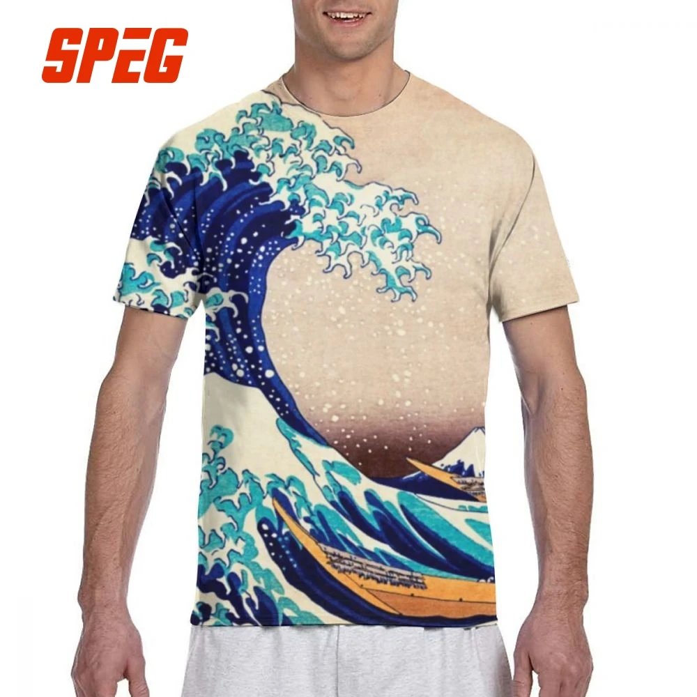 Great Wave Off Kanagawa Japanese T Shirt Men's Polyester T-Shirt All Over Print Full 3D Hokusai Katsushika Hokusai Tees Clothing
Great Wave Off Kanagawa Japanese T Shirt Men's Polyester T-Shirt All Over Print Full 3D Hokusai Katsushika Hokusai Tees Clothing