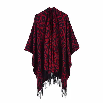 Leopard Ponchos and capes 2019 New Cashmere Scarves Women Winter Warm Shawls and Wrap Brand Designer Pashmina Thick blanket coat
Leopard Ponchos and capes 2019 New Cashmere Scarves Women Winter Warm Shawls and Wrap Brand Designer Pashmina Thick blanket coat