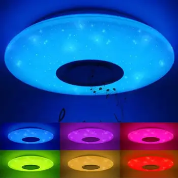 HOT Music Led Ceiling Light Lamp Rgb Flush Mount Round Starlight Music With Bluetooth Speaker Dimmable Color Changing Light
HOT Music Led Ceiling Light Lamp Rgb Flush Mount Round Starlight Music With Bluetooth Speaker Dimmable Color Changing Light