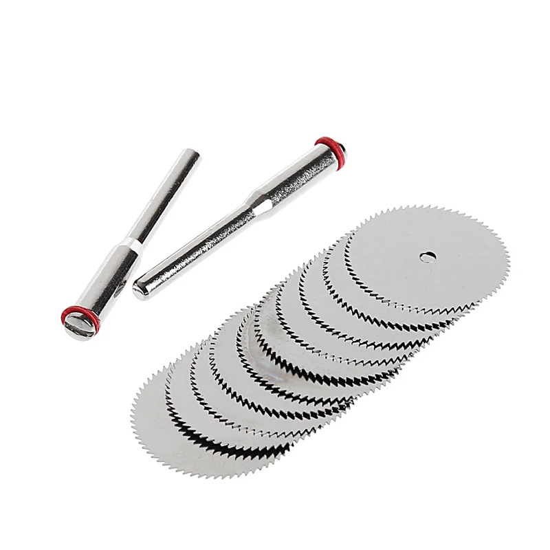 Saw Blade Cutter + 2 X Rod Rotary Cutting Tool 10 X 25mm Electric Combination Tool Set 10 Pieces / Set of High-quality Wood HSS
Saw Blade Cutter + 2 X Rod Rotary Cutting Tool 10 X 25mm Electric Combination Tool Set 10 Pieces / Set of High-quality Wood HSS