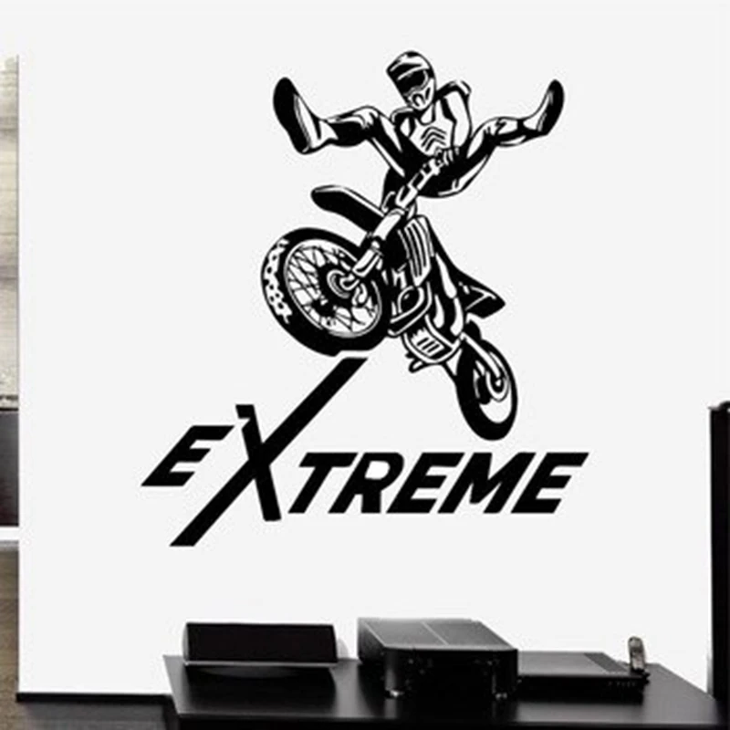 Off-road Motorcycle Sticker Vehicle Motocross Decal Posters Vinyl Wall Decals Autobike Pegatina Decor Mural Autocycle
Off-road Motorcycle Sticker Vehicle Motocross Decal Posters Vinyl Wall Decals Autobike Pegatina Decor Mural Autocycle