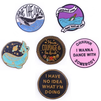 D3378 Cartoon Whale Embroidery Patches For Clothes DIY Sewing Decorative Iron On Patches On Clothes Patch Clothes Stickers
D3378 Cartoon Whale Embroidery Patches For Clothes DIY Sewing Decorative Iron On Patches On Clothes Patch Clothes Stickers