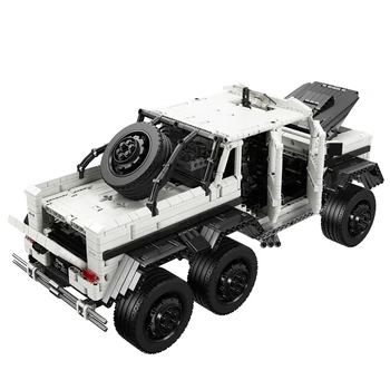 3300Pcs/Set 1:8 Static Version High Level Six-Wheeled SUV Vehicle Building Block Model DIY Construction Model - White
3300Pcs/Set 1:8 Static Version High Level Six-Wheeled SUV Vehicle Building Block Model DIY Construction Model - White