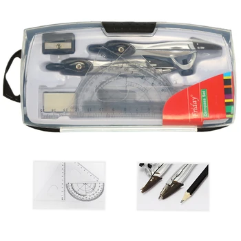 10Pcs School Math Geometry Set Drawing Tools Painting Suit Mathematical Practical Compass Ruler Student Stationery Study Tool
10Pcs School Math Geometry Set Drawing Tools Painting Suit Mathematical Practical Compass Ruler Student Stationery Study Tool