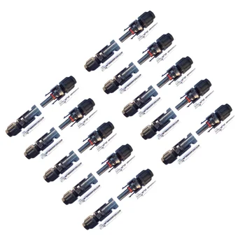 30 Sets Solar Panel Connectors Practical Durable Portative Male Female Solar Panel Plug Cable Accessories Connectors
30 Sets Solar Panel Connectors Practical Durable Portative Male Female Solar Panel Plug Cable Accessories Connectors