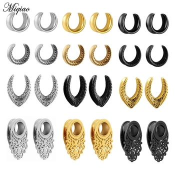 Miqiao 1Piece Stainless Steel New Saddle Ear Tunnel Plug Piercing Ring Expander Studs Stretchers Fashion Body Piercing Jewelry
Miqiao 1Piece Stainless Steel New Saddle Ear Tunnel Plug Piercing Ring Expander Studs Stretchers Fashion Body Piercing Jewelry