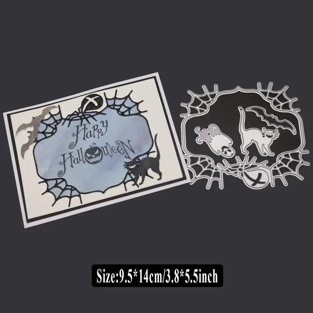 Halloween Horror Cat Cutting Dies for Card Making, URYKE Die Cuts Stencil Metal Pattern Template for DIY Embossing Scrapbooking
Halloween Horror Cat Cutting Dies for Card Making, URYKE Die Cuts Stencil Metal Pattern Template for DIY Embossing Scrapbooking