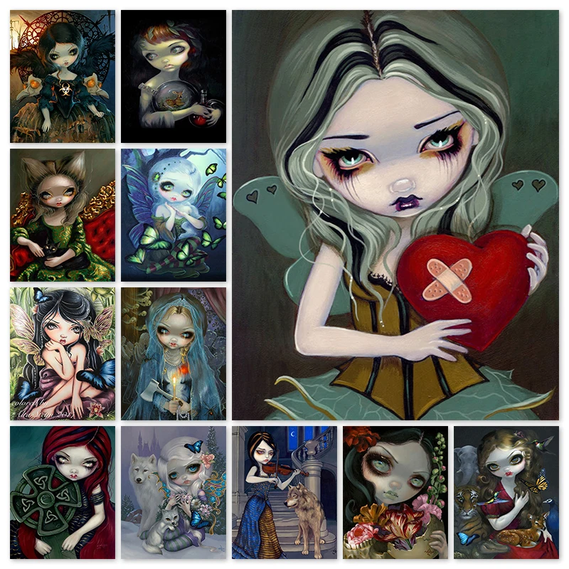 ZOOYA 5D DIY Diamond Painting Cartoon Girl Rhinestone Mosaic Art Full Square Round Diamond Embroidery Ghost Vampire Cross Stitch
ZOOYA 5D DIY Diamond Painting Cartoon Girl Rhinestone Mosaic Art Full Square Round Diamond Embroidery Ghost Vampire Cross Stitch