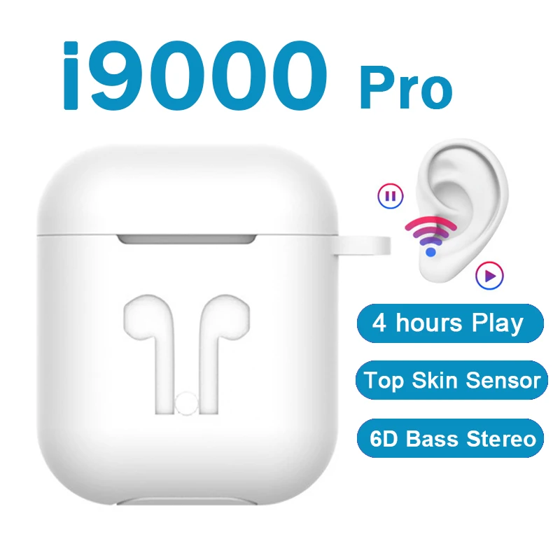 Original i9000 Pro TWS Arie 2 Wireless bluetooth Headphone 8D Super Bass Bluetooth 5.0 Earphone 1:1 in ear Smart sensor earbuds
Original i9000 Pro TWS Arie 2 Wireless bluetooth Headphone 8D Super Bass Bluetooth 5.0 Earphone 1:1 in ear Smart sensor earbuds