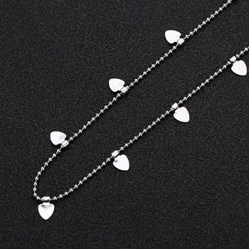 

1 Meter 316L Stainless Steel Never Fade Round Ball Bead Heart Charm Link Bulk Chain for DIY Necklace Jewelry Making Accessories