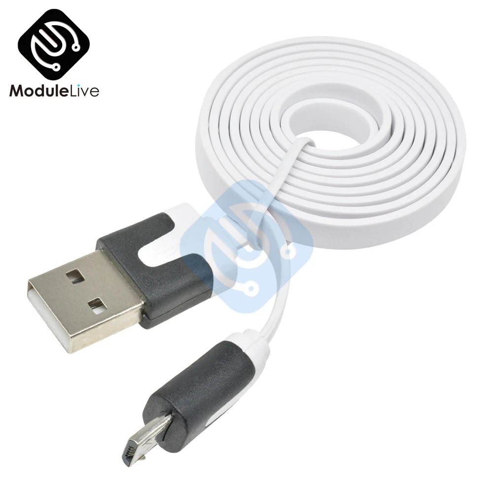 1 м 3.3ft провод Micro USB синий для Wemos D1 мини NodeMcu проводной кабель|Детали и аксессуары