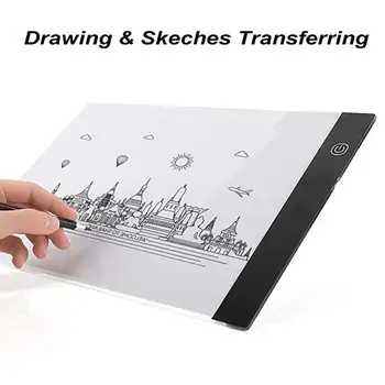 A4 5D Drawing Tools Dimmable LED Light Pad Copyboard Home Diamond Painting DIY Electronic Art Graphic Painting Writing Table
A4 5D Drawing Tools Dimmable LED Light Pad Copyboard Home Diamond Painting DIY Electronic Art Graphic Painting Writing Table