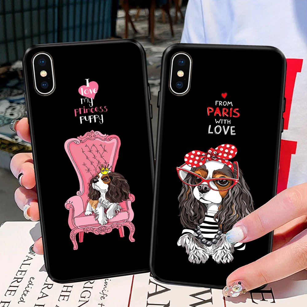 Coque Dog Heart Love Princess Puppy Case for iPhone 11 Pro Max XR XS 5S 6 6S 7 8 Plus TPU Phone Cover For Huawei P20 Lite | Мобильные