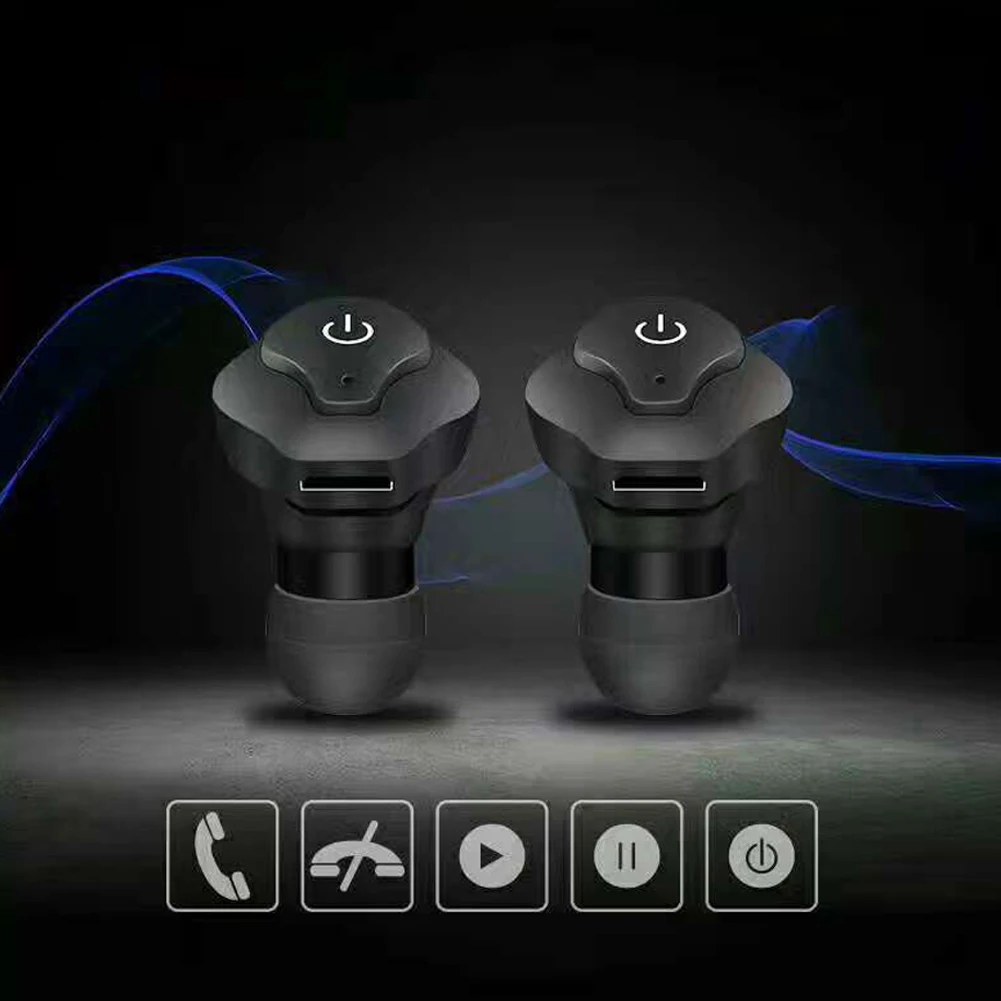 Wireless Earbud Mini Bluetooth Earbud Car Double Bluetooth Headset Invisible Headphone with Mic Cell Phone Bluetooth Earpiece
Wireless Earbud Mini Bluetooth Earbud Car Double Bluetooth Headset Invisible Headphone with Mic Cell Phone Bluetooth Earpiece