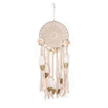 Handmade Dream Catcher Net with Feathers Wall Hanging Dreamcatcher Craft Gift Christmas Decoration for Home -80cm
Handmade Dream Catcher Net with Feathers Wall Hanging Dreamcatcher Craft Gift Christmas Decoration for Home -80cm