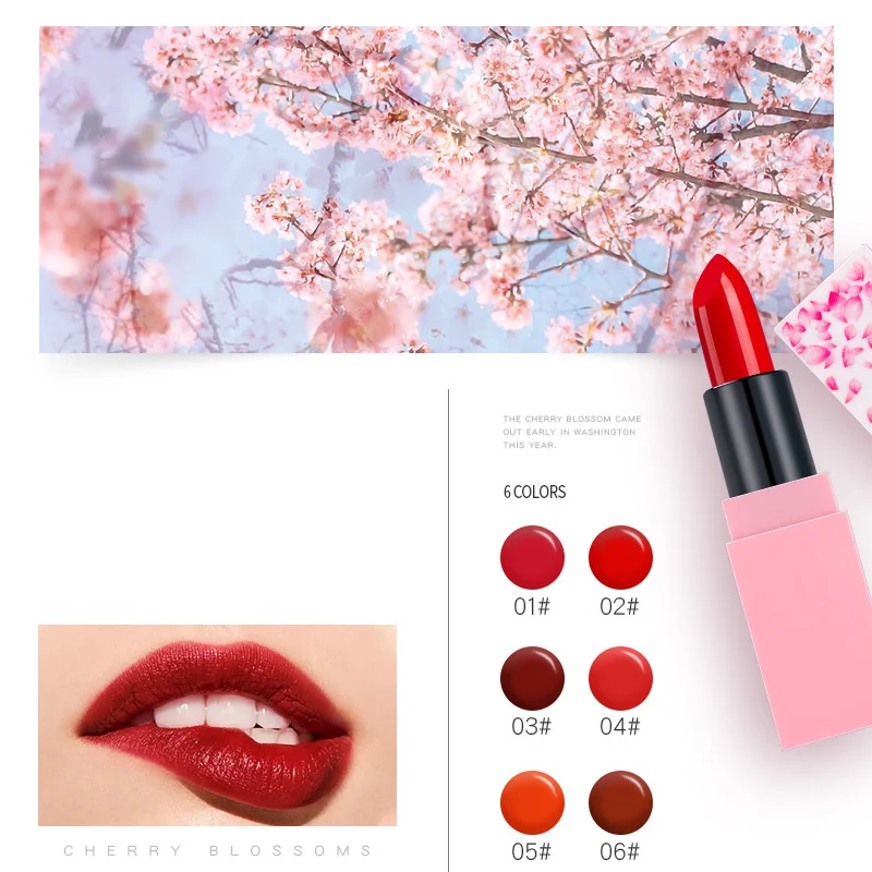 Beauty Glaze Matte Waterproof Velvet Lipstick Cherry Blossoms Long-lasting Pink lip Gloss Moisturizer Smooth Sexy Lipsticks 25D
Beauty Glaze Matte Waterproof Velvet Lipstick Cherry Blossoms Long-lasting Pink lip Gloss Moisturizer Smooth Sexy Lipsticks 25D