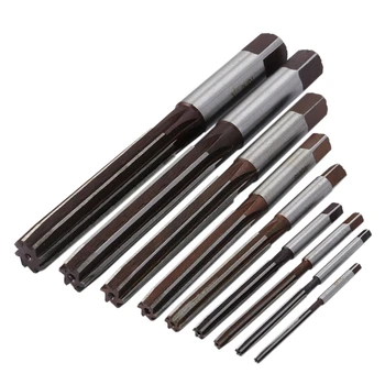 New 9Pcs Hand Reamermm 3mm 4mm 5mm 6mm 8mm 10mm 12mm 14mm 16mm Precision H8 9SiCr Straight- shank Manual-purpose Tools
New 9Pcs Hand Reamermm 3mm 4mm 5mm 6mm 8mm 10mm 12mm 14mm 16mm Precision H8 9SiCr Straight- shank Manual-purpose Tools
