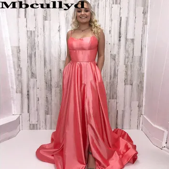 Mbcullyd High Cut Split Prom Dresses Long With Pocket 2020 Elegant A-line Evening Party Gowns Women Vestidos de fiesta de noche
Mbcullyd High Cut Split Prom Dresses Long With Pocket 2020 Elegant A-line Evening Party Gowns Women Vestidos de fiesta de noche