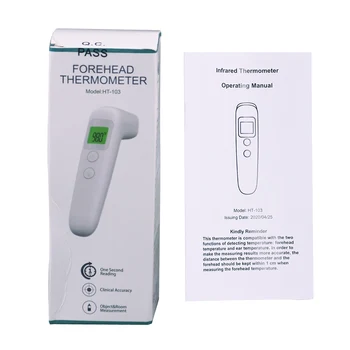 Temporal Forehead Thermometer Gun Handheld Non-contact IR Infrared Adult Children LCD Digital Body Temperature Fever Alarm
Temporal Forehead Thermometer Gun Handheld Non-contact IR Infrared Adult Children LCD Digital Body Temperature Fever Alarm