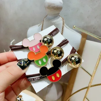 Disney new cute fresh alloy dripping oil Mickey Minnie bear love rubber band hair band
Disney new cute fresh alloy dripping oil Mickey Minnie bear love rubber band hair band