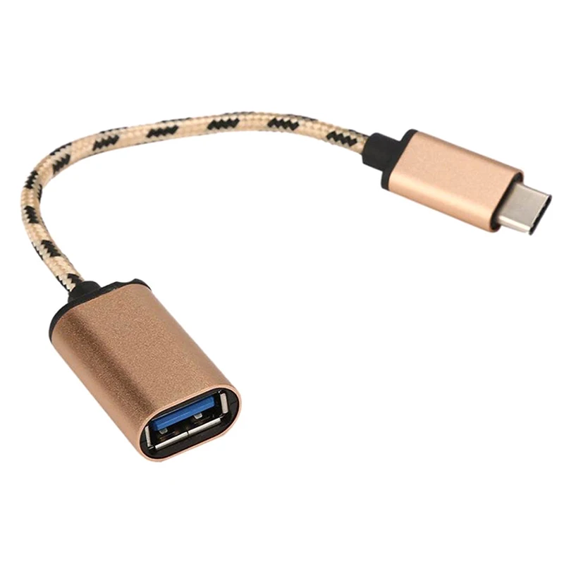 Type C USB-C 3.1 Male to USB 2.0 Type A Female OTG Cable Cord Adapter Connector Charging for mobile phone MP3 MP4 Type-C devices
Type C USB-C 3.1 Male to USB 2.0 Type A Female OTG Cable Cord Adapter Connector Charging for mobile phone MP3 MP4 Type-C devices