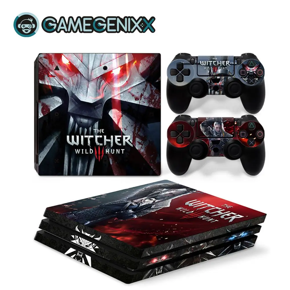 GAMEGENIXX Skin Sticker Vinyl Decal for Playstation 4 PS4 Pro Console and 2 Controllers - The Witcher Wild Hunt
GAMEGENIXX Skin Sticker Vinyl Decal for Playstation 4 PS4 Pro Console and 2 Controllers - The Witcher Wild Hunt