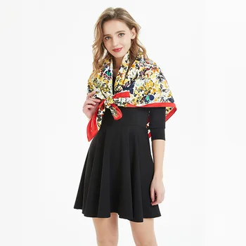 2020 New Women's Butterfly Disc Twill Printed Silk Big Square Scarf for Women's Light Luxury Fashion Shawl Scarf Gift Scarves
2020 New Women's Butterfly Disc Twill Printed Silk Big Square Scarf for Women's Light Luxury Fashion Shawl Scarf Gift Scarves