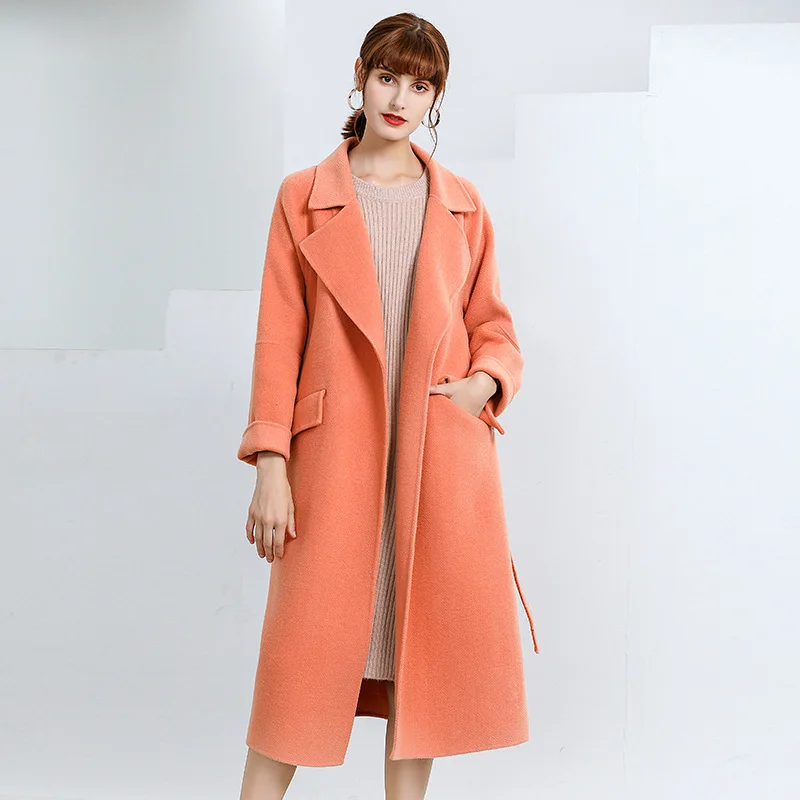 Elegant Ladies 80% Wool Coat Female Spring Autumn Manteau Femme Hiver 2020 Korean Vintage Blend Belt Woolen Jacket Da119
Elegant Ladies 80% Wool Coat Female Spring Autumn Manteau Femme Hiver 2020 Korean Vintage Blend Belt Woolen Jacket Da119