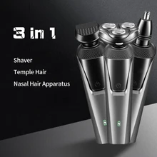 Rechargeable Electric Razor Sharp Power Shaver Triple Floating Cutter Head Washable Body Razor Set Portable Long Duration Time
Rechargeable Electric Razor Sharp Power Shaver Triple Floating Cutter Head Washable Body Razor Set Portable Long Duration Time