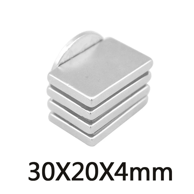 10/30/60 PCS Magnets 30mm x 20mm x 4mm Strong Square NdFeB Rare Earth Magnet N40 30*20*4 mm Neodymium
10/30/60 PCS Magnets 30mm x 20mm x 4mm Strong Square NdFeB Rare Earth Magnet N40 30*20*4 mm Neodymium