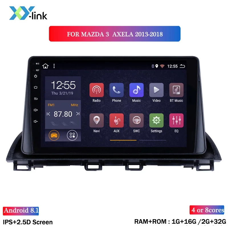 HOT SALE 2.5D Android 8.1 9 INCH Car Radio Audio GPS Multimedia Player For Mazda 3 Axela 2013-2018 support SWC DVR
HOT SALE 2.5D Android 8.1 9 INCH Car Radio Audio GPS Multimedia Player For Mazda 3 Axela 2013-2018 support SWC DVR