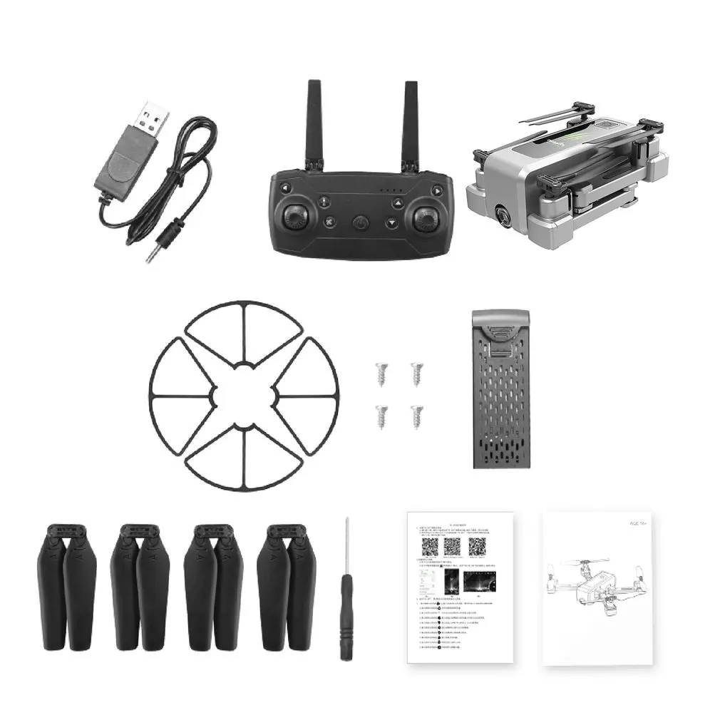 H5 2.4G Foldable RC Drone Aircraft 1080P/4K HD Camera 90 Degree Wide Angle Optical Flow Positioning Follow Me Airplane Toy
H5 2.4G Foldable RC Drone Aircraft 1080P/4K HD Camera 90 Degree Wide Angle Optical Flow Positioning Follow Me Airplane Toy