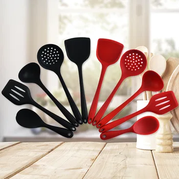 Five-piece Kitchen Ware Set Silica Gel Pot Cooking Shovel Egg Beater Brush Non-stick Pot Kitchen Tools
Five-piece Kitchen Ware Set Silica Gel Pot Cooking Shovel Egg Beater Brush Non-stick Pot Kitchen Tools