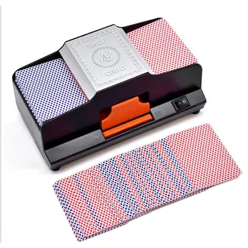Board Game Professional Card Shuffler Decks High Speed Automatic Plastic Machine Playing Card Games Shuffler
Board Game Professional Card Shuffler Decks High Speed Automatic Plastic Machine Playing Card Games Shuffler