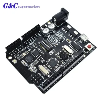 UNO R3 + WiFi ATmega328P+ESP8266 (32Mb memory) USB-TTL For Arduino Uno NodeMCU WeMos ESP8266 One New Arrival diy electronics
UNO R3 + WiFi ATmega328P+ESP8266 (32Mb memory) USB-TTL For Arduino Uno NodeMCU WeMos ESP8266 One New Arrival diy electronics
