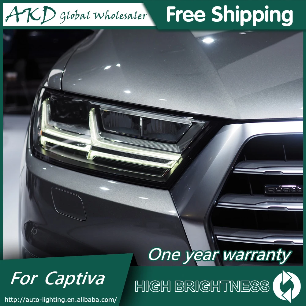 Car Styling H7 Head Lamp case for Chevrolet Captiva Headlights 2011-2018 LED Headlight DRL Lens Double Beam All LED
Car Styling H7 Head Lamp case for Chevrolet Captiva Headlights 2011-2018 LED Headlight DRL Lens Double Beam All LED