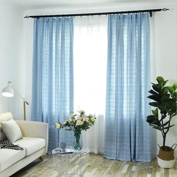 Modern Cotton Linen Solid Plaid Blackout Curtains for living room kitchen decoration bedroom shading window curtain Customized
Modern Cotton Linen Solid Plaid Blackout Curtains for living room kitchen decoration bedroom shading window curtain Customized