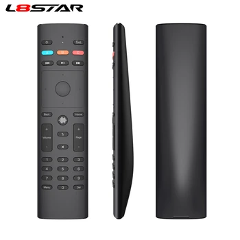 L8star G40 Air Remote Mouse Voice Gyro Control Full Keys IR Learning Remote Control For Apple TV For Vizio For Roku Smart TV Box
L8star G40 Air Remote Mouse Voice Gyro Control Full Keys IR Learning Remote Control For Apple TV For Vizio For Roku Smart TV Box