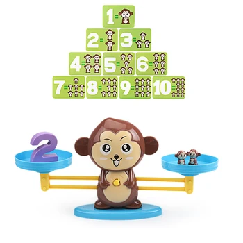Math Match Game Board Toys Monkey Cat Match Balancing Scale Number Balance Game Kids Educational Toy to Learn add and subtract 
Math Match Game Board Toys Monkey Cat Match Balancing Scale Number Balance Game Kids Educational Toy to Learn add and subtract