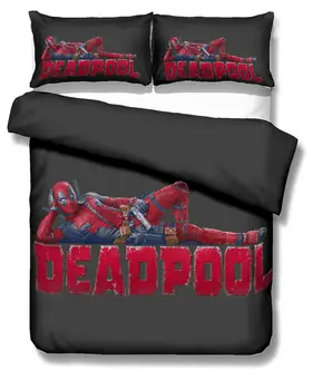 Musolei Marvel Deadpool 3D Bedding Set Queen Size Duvet Cover set comforter cover set bedclothes Home room Textiles
Musolei Marvel Deadpool 3D Bedding Set Queen Size Duvet Cover set comforter cover set bedclothes Home room Textiles